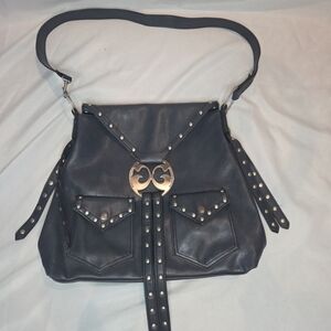 BEYONCÉ'S House of Dereon Collection Grey Studded Hobo Shoulder Bag